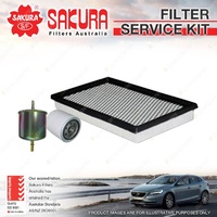 Sakura Oil Air Fuel Filter Service Kit for Ford Taurus DN DP 3.0L V6 03/96-1998