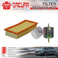 Sakura Oil Air Fuel Filter Service Kit for Ford Transit VF VG 2.0L With A/C