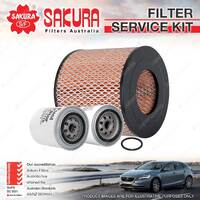 Sakura Oil Air Fuel Filter Service Kit for Toyota Dyna LH80 LY60 LY61R 2.4L 3.0L