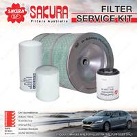 Sakura Oil Air Fuel Filter Service Kit for Hino Ranger 14 FM1J Shrike FM3M