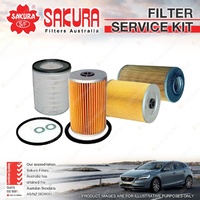 Sakura Oil Air Fuel Filter Service Kit for Nissan UD CGA45 CKA45 CWA45 11.7L TD