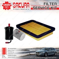 Sakura Oil Air Fuel Filter Service Kit for Mazda 626 GE MX-6 GE 2.5L V6 Petrol