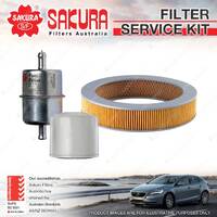 Sakura Oil Air Fuel Filter Service Kit for Honda Accord SY SV 1.6L 8V 1982-1983