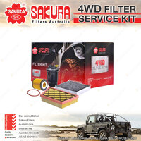 Sakura 4WD Filter Service Kit for Ford Everest Ranger PY T6.2 2.0L 3.0L 2022-On