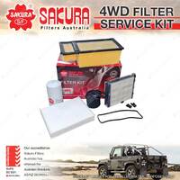 Sakura 4WD Filter Service Kit for Ford F250 F350 F450 12TH 13TH 14TH GEN 6.7L