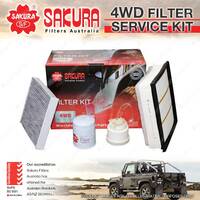 Sakura 4WD Filter Service Kit for Isuzu D-MAX LSU SX Space CAB TFS TFR MU-X RJ