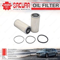 Sakura Oil Filter for Alfa Romeo Spider Spider Veloce 1.3 1.8L Petrol