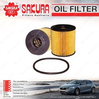 Sakura Oil Filter for Fiat DUCATO SCUDO JTD MJTD DW10CE Turbo Diesel