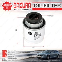 Sakura Oil Filter for Volkswagen BEETLE 1L Caddy 2K EOS 1F Golf MkVI Jetta 1B 1K