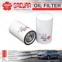 Sakura Oil Filter for Toyota Coaster RX4JFT 5.3L Diesel 4Cyl 06/1996-05/1999