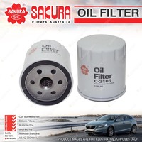 Sakura Oil Filter for Chrysler SEBRING JS 4 2 Turbo Diesel X25D1 05/2007-06/2010