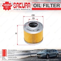 Sakura Oil Filter for Aprilia Pegaso 650 0.6 Liter R04 650ie 0.7 Liter R08