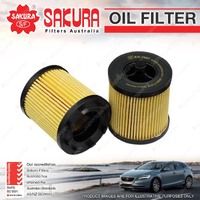 Sakura Oil Filter for Vauxhall INSIGNIA 4 2 Petrol A20NHT 11/2008