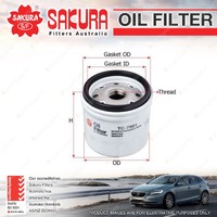 Sakura Transmission Oil Filter for Chevrolet Silverado 2500 6.6 8Cyl CRD