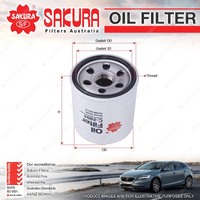 Sakura Oil Filter for Hyundai Accent RB 1.4L 1.6L 4Cyl Petrol DOHC 16V