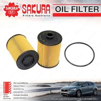 Sakura Oil Filter for Porsche Cayenne 92A M55.02 3.6L V6 Petrol 2010-2018