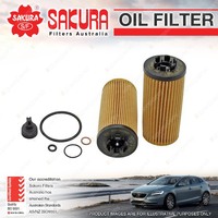 Sakura Oil Filter for Mini Cooper F55 B38A15M 3Cyl 1.5L Petrol 11/2014-ON