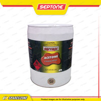 Septone Acetone Cleaning Solvent 20L Degreasing and Cleaning Various Surfaces