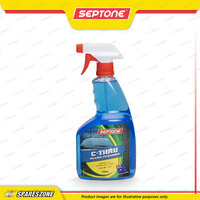 Septone C-Thru Glass Window Cleaner Trigger Pack 750ML Sparkling Clean Finish