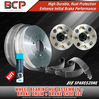 Rear Wheel Bearing Hub Ass Drum Shoe Kit for Hyundai Accent LC LS 1.6L W/O ABS