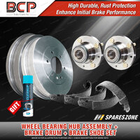 Rear Wheel Bearing Hub Ass Drum Shoe Kit for Mitsubishi Lancer CC EL 4G93 203mm