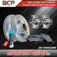 Rear Wheel Bearing Hub Ass Rotor Pad Kit for Mitsubishi Lancer CE 31mm W/O ABS