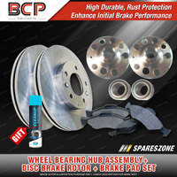 Rear Wheel Bearing Hub Ass Brake Rotor Pad Kit for Ford Falcon Fairmont AU1 IRS