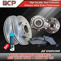 Front Wheel Bearing Hub Assembly + Brake Kit for Mazda CX-5 KE KF Inboard Vent