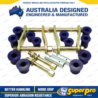 Superpro Rear Greasable Shackle and Bush Kit for Foton Tunland P201 4WD 2012-on