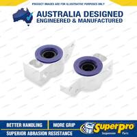 Front Superpro Control Arm Lower Inner Rear Bush & Bracket Kit for Seat Alhambra