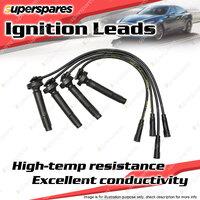 Ignition Leads for Ford Capri SA SC SE 1.6L Series I B6Y 4 Cyl 1989 - 1990