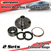 2x Front Wheel Bearing Hub Assembly for Holden Nova LE LF LG 1.6L 1.8L 1989-1997