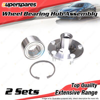 2x Front Wheel Bearing Hub Assembly for Lexus RX330 ACU30R 2AZFE I4 2003-2012