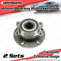 2x Front Wheel Bearing Hub Assembly for Volkswagen Jetta 1K Passat B6 Tiguan 5N