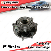 2x Front Wheel Bearing Hub Assembly for Nissan Navara D40 Pathfinder R51 05-15