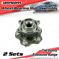 2x Rear Wheel Bearing Hub Assembly for Nissan Dualis J10 X-Trail T31 4Cyl