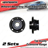 2x Rear Wheel Bearing Hub Assembly for Abarth 500 1.4L 312A1 I4 DOHC 2011-2014