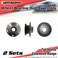 2x Rear Wheel Bearing Hub Assembly for Audi A4 B6 B7 B8 1.8 2.0 2.4 2.7 3.0 3.2L