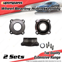 2x Rear Wheel Bearing Hub Ass for BMW X5 E70 F15 X6 E71 3.0L I6 V8 2007-2017