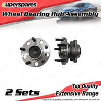 2x Rear Wheel Bearing Hub Ass for Chrysler Sebring JS 2.4 2.7L EDZ EER 2007-2011