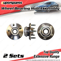 2x Front Wheel Bearing Hub Ass for Ford Territory SX SY SZ 2.7 4.0L 2004-2016