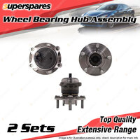 2x Rear Wheel Bearing Hub Assembly for Ford Focus LW LV 1.6 2.0 2.5L I4 I5 09-17