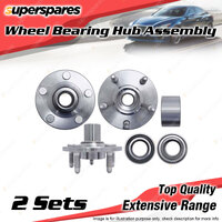 2x Rear Wheel Bearing Hub Ass for Holden Commodore VE 3.6 6.0L LE0 LS2 V8 06-13