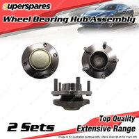 2x Front Wheel Bearing Hub Ass for Holden Commodore VT VU Crewman VY VZ V8 97-07