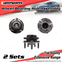 2x Front Wheel Bearing Hub Ass for Holden Commodore VF 3.0L 3.6L 6.0L 6.2L 13-17