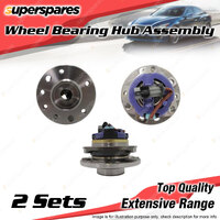 2x Front Wheel Bearing Hub Ass for Holden Astra TS Zafira TT 1.8 2.0 2.2L I4 4v