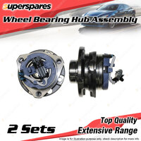 2x Front Wheel Bearing Hub Ass for Holden Astra TS 1.8L X18XE ABS Speed Sensor