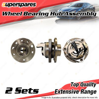 2x Front Wheel Bearing Hub Ass for Holden Vectra ZC 2.2 3.2L Z22SE Z32SE 03-06