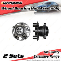 2x Rear Wheel Bearing Hub Assembly for Honda Accord Euro CL9 2.4L K24A3 I4 02-08