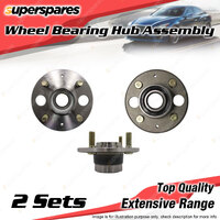 2x Rear Wheel Bearing Hub Ass for Honda Civic AK EG EH EK EM1 Concerto MA 83-00